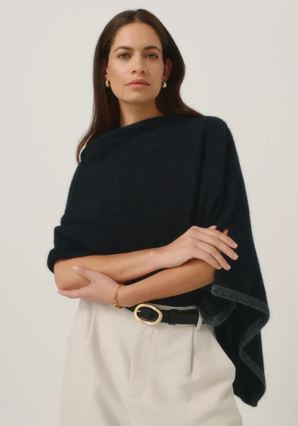 Merinomink - Two Tone Poncho
