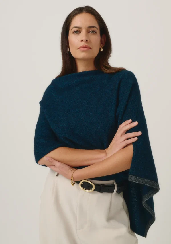 Merinomink - Two Tone Poncho