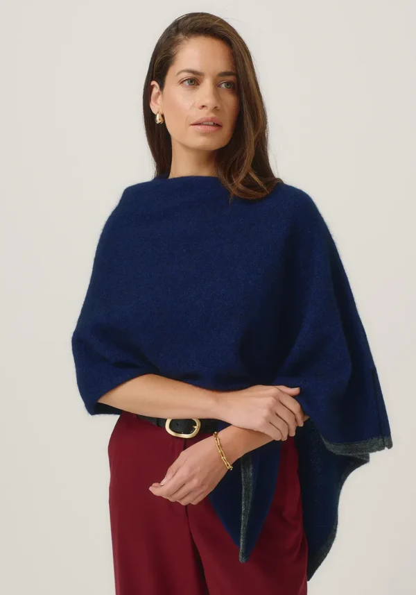 Merinomink - Two Tone Poncho