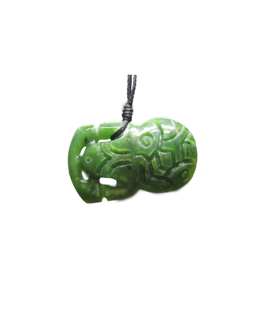 848-WGNZJKIV703025 NZ Greenstone Tiki 25mm
