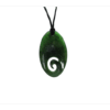 NZ Greenstone Koru Drop 40mm