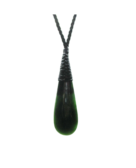 848-WGNZJPEV107050 NZ Greenstone Drop 50mm - Wrapped