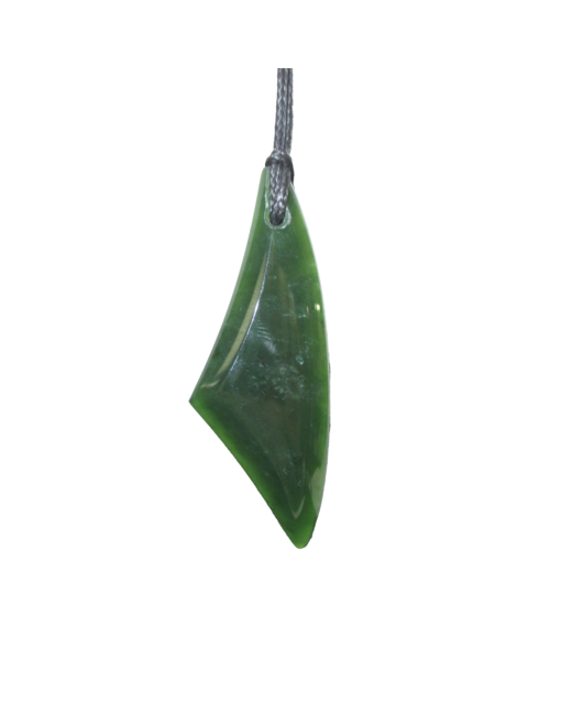 848-WGNZJPEV109050 NZ Greenstone Abstract Drop 50mm