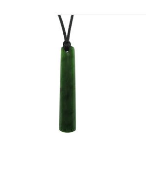 NZ Greenstone Long Square Drop 60mm